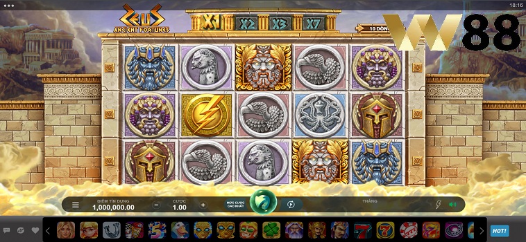 Vượt Thử Thách Với Slot Kho Báu Cổ Đại: Zeus Tại W88